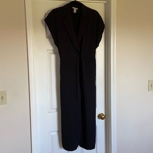 H&M black short sleeve jumpsuit